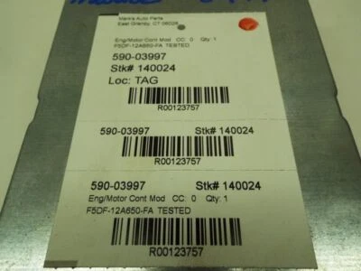 Engine ECM Electronic Control Module Behind Glove Box 3.0L Fits 95 SABLE 123757 - Imagem 1 de 3