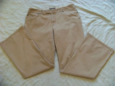 Women's Liz Claiborne Khaki Stretch Jeans - Audra - Size 14 - Image 1 of 4