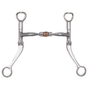 89-11035 Myler Flat Shank Bit w/Sweet Iron MB 03 Comfort Snaffle Copper Roller - Picture 1 of 1