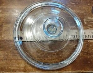 Pyrex Lid 03 G5 C 06 Replacement Clear Glass With Blue Tint - Picture 1 of 7