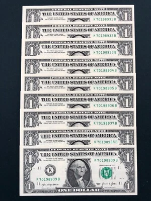 TU ELECCIÓN (1) BILLETE DE CUMPLEAÑOS 1989 1 DE MARZO AL 9 SIN CIRCULAR (UN DÓLAR) Foto 1 de 3