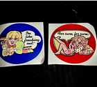 Vintage 80s Valley Girl Novelty Stickers Lot Of 2