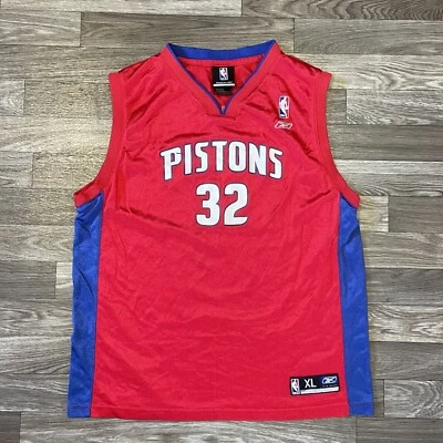 Camiseta deportiva vintage Reebok Detroit Pistons Richard Hamilton juvenil XL (18-20) roja #32  Foto 1 de 4