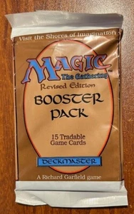 MTG Magic the Gathering Revised Edition Booster Pack NIP Free Shipping - Picture 1 of 2