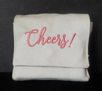 BAR2GO Travel Liquor Flask holds 5 Mini Bottles Cheers Pouch with Funnel  - Image 1 of 2