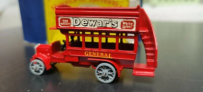 MATCHBOX Lesney LONDON BUS DEWAR’S Y2 Vintage + original box - Photo 1/4