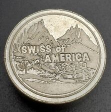 Vintage Draper Mint Swiss of America S.O.A. 5 oz .999 Chunky Silver Round