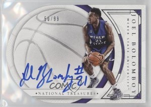 2016 National Treasures Collegiate Basketball /99 Joel Bolomboy Rookie Auto RC
