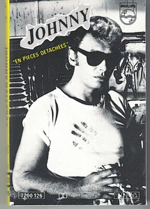 FRANCE DOLBY ROCK 1981 CASSETTE TAPE K7 JOHNNY HALLYDAY : EN PIECES DETACHEES - Picture 1 of 2