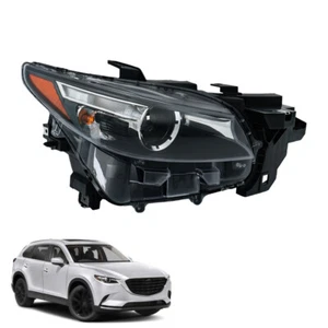 Headlight Headlamp Assembly For Mazda CX-9 2016-2023 RH Side LED Halogen w/o AFS - Picture 1 of 13