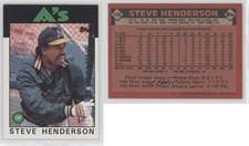 2017 Topps Rediscover Topps Buybacks Silver Steve Henderson #1986-748