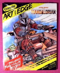 Art With Edge - Star Wars The Mandalorian - Color Pages Plus Poster - NEW! - Picture 1 of 4