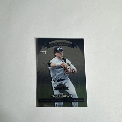 1997 Donruss Limited Counterparts Exposure Craig Biggio Scott Spiezio #48 HOF - Image 1 of 2