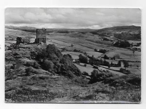 60er Jahre s/w AK Dolwyddelan Schloss und Landschaft nicht beschriftet. - Bild 1 von 1