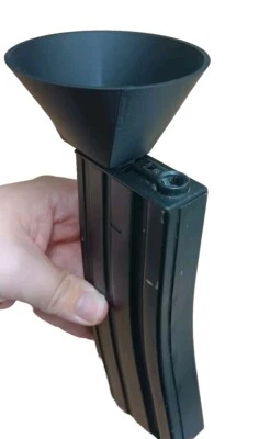 Cargador Airsoft M4 embudo de carga cargador de tapa alta Foto 1 de 4