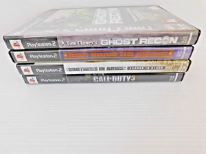 Lote de 4 Juegos de Tiros de Guerra Play Station 2 PS2 PROBADOS - Imagen 1 de 9