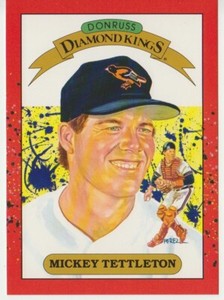 Mickey Tettleton, 1990 Donruss Super Diamond Kings 5x7 #5, Baltimore Orioles