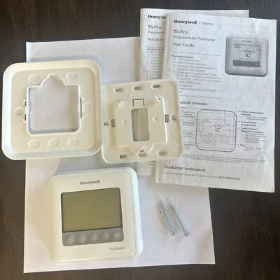 Honeywell T4 Pro Programmable Thermostat- TH4110U2005 Tested Working Free Ship - Image 1 of 4