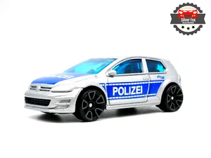 2016 VOLKSWAGEN GOLF MK7 POLIZEI GRAY 1:64 SCALE DIECAST COLLECTOR CAR - Picture 1 of 8