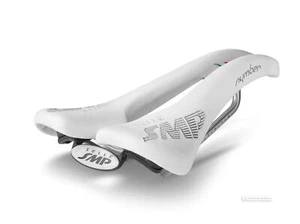 NEW Selle SMP NYMBER Saddle : WHITE - MADE IN iTALY! - Picture 1 of 2