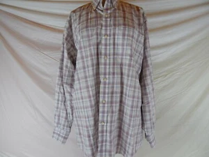 Tommy Hilfiger Size Large 16 1/2 34/35 Red Button Up Dress Shirt 100% Cotton - Picture 1 of 6