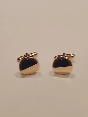 KREISLER 12K GF VINTAGE FIRMADO FINCA MEDIADOS DE SIGLO CON GEMELOS DE CRISTAL DE ZAFIRO Foto 1 de 4