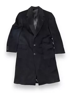 Abrigo de lana oscura HART SCHAFFNER & MARX hecho en EE. UU. talla 42* - Imagen 1 de 10