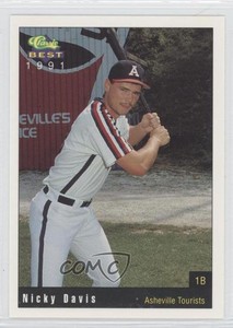 1991 Classic Best Asheville Tourists Nicky Davis #12