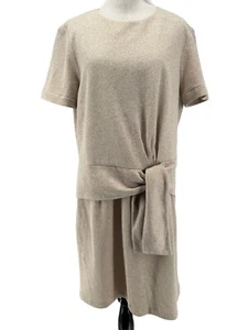4C Collective Anthropologie Women's Tied Jersey Short Sleeve Dress Size XL - Picture 1 of 7