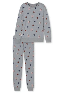 Girl Pajamas Shooter XS S M L 140 152 164 176 100% Organic Co Pajamas - Picture 1 of 5