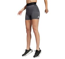 adidas Women's Side Pocket Training Shorts Gray Size X-Small