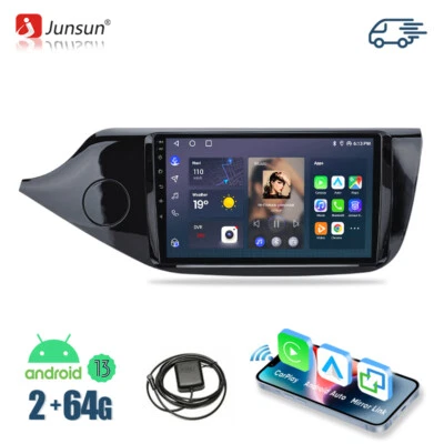 64G Für Kia Ceed JD 2012 -2016 Android 13 Autoradio CarPlay GPS Navi BT RDS - Bild 1 von 4