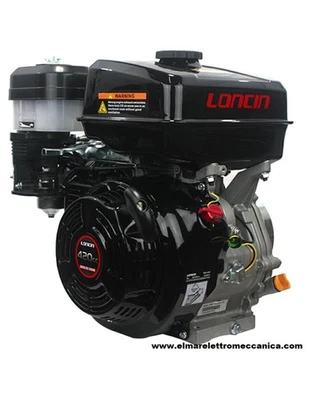 14 HP LONCIN G420 FL Motore Benzina Albero Conico 23 mm Lombardini Ruggerini - Imagen 1 de 4