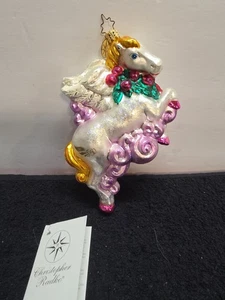 Kentucky Derby Festival Christopher Radko Golden Pegasus Ornament Pre-owned (JM) - Picture 1 of 10
