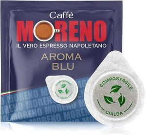 150 Cialde Carta Compostabili Caffè Moreno Aroma Blu Gusto Deciso e Delicato - Zdjęcie 1 z 4