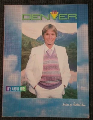 JOHN DENVER songbook IT'S ABOUT TIME 1984 72 pages SHEET MUSIC Montana Skies - Image 1 of 4