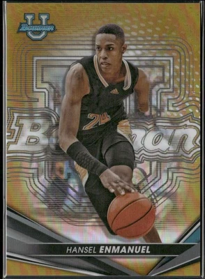 2022-23 Bowman University Best #64 Hansel Enmanuel Gold Refractor - Image 1 of 2