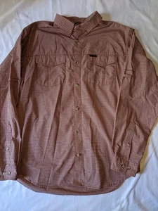 Camisa Columbia Para Hombre Omni Tono Abotonada Roja A Cuadros Ventilada Talla Grande Columbia - Imagen 1 de 24