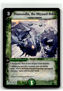 Duel Masters TCG - Diamondia, the Blizzard Rider - Ultra Rare Foil Gigantic Rage - Picture 1 of 2