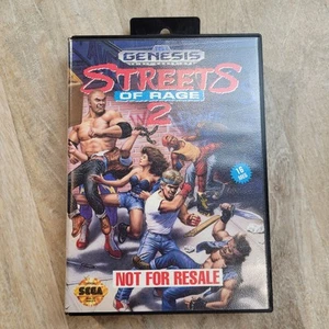 Streets of Rage 2 - Not For Resale, Sega Genesis, OHNE Handbuch - getestet - Bild 1 von 6