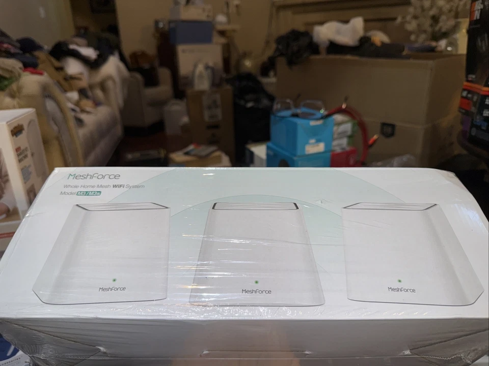 Meshforce Mesh WiFi System M3s Suite Gigabit WiFi Router Replacement - Mesh Rout - Image 1 of 1