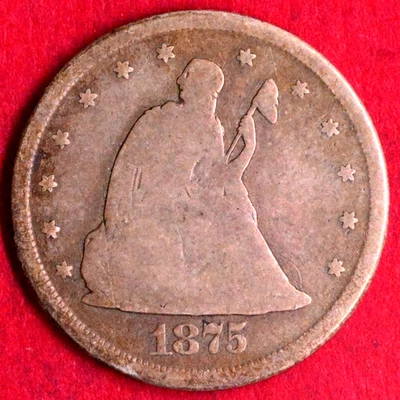1875-CC TWENTY CENT PIECE - Image 1 of 2