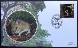 GB Benham 2004 Woodland Animals 1st Mouse on First Day Cover, Mousehole S/H/S - Picture 1 of 2