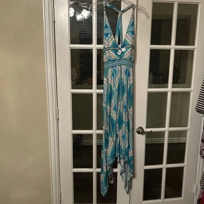 Maxi Vestido Halter INC International Concepts Talla M. Foto 1 de 3