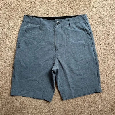 Volcom Shorts Mens 30x10 Mid Rise Chino Surf & Turf Grey Pockets - Image 1 of 4