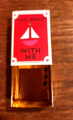 SET 4 Meri Meri VINTAGE HEART VALENTINE Matchbox GIFT BOXES 2" X 1.25" - Image 1 of 3