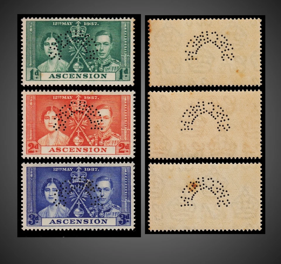 1937 ASCENSION  CORONATION KING GEORGE VI  SPECIMEN MNH - Image 1 of 1