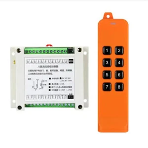 Traje de control remoto DC12-36V 8 canales transmisor y control receptor - Imagen 1 de 6