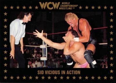 1991 Championship Marketing WCW #43 Sid Vicious in Action - Image 1 of 2