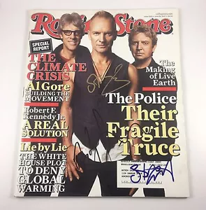 The Police Sting Rolling Stone Magazine Signed Autographed June 2007 PROOF - Picture 1 of 2